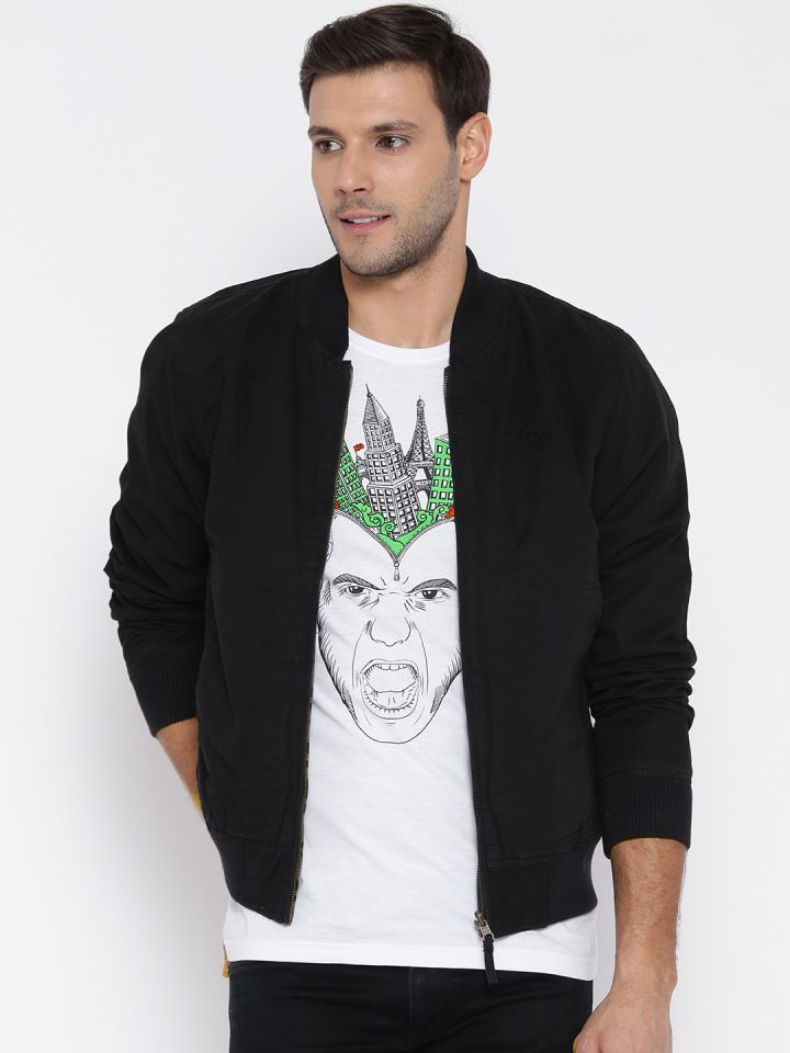 Men's woven players online bomber jacket