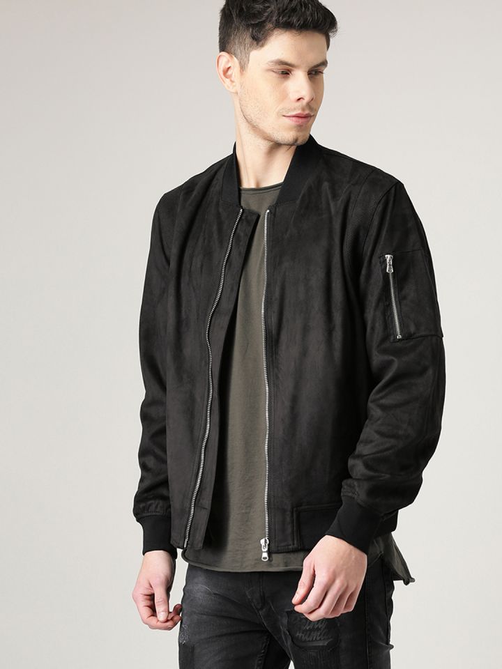 Buy ESPRIT Black Outdoor Bomber Jacket Jackets for Men 1687031
