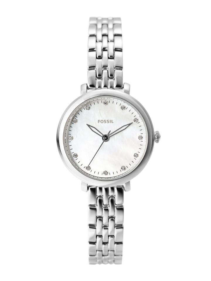 Buy Fossil Women Mother Of Pearl Embellished Dial Watch ES4029I