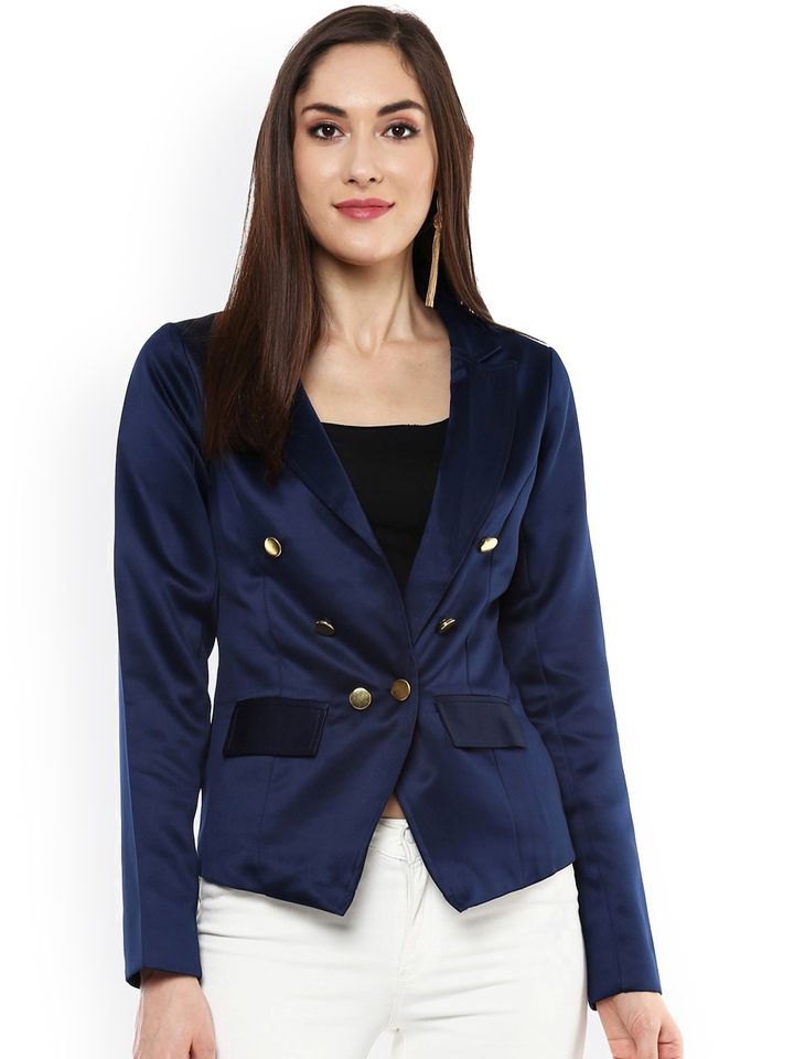 Blazer for women on myntra clearance
