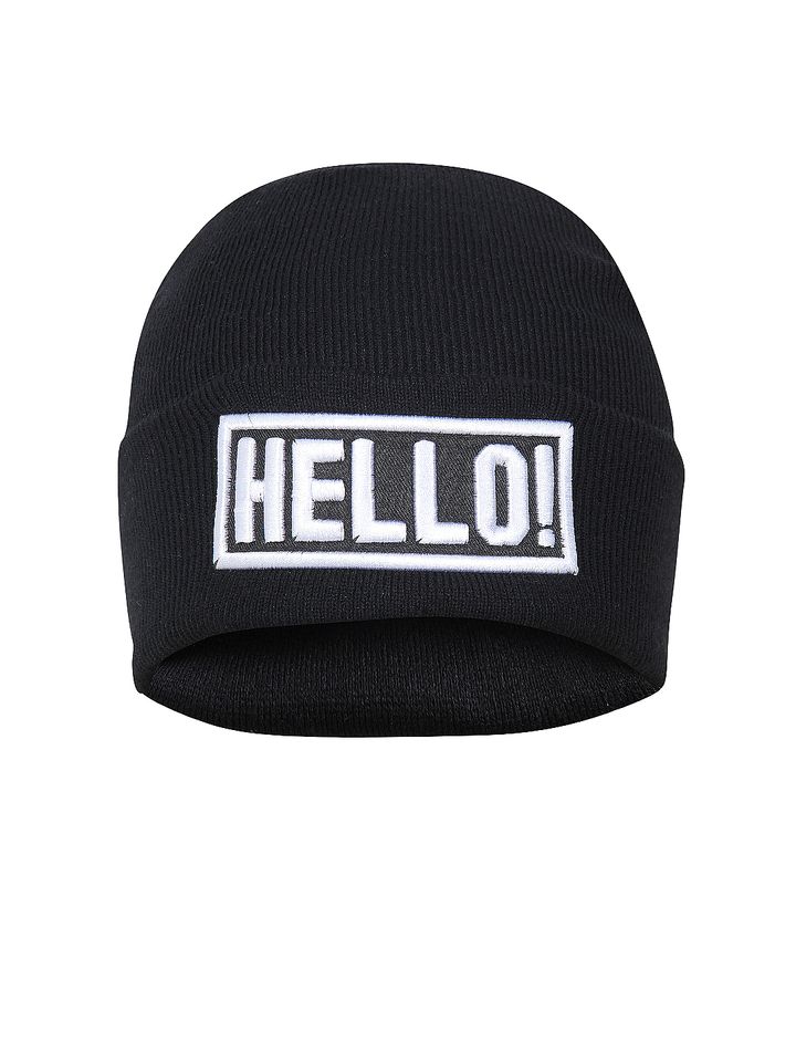 Buy FabSeasons Unisex Black Beanie 