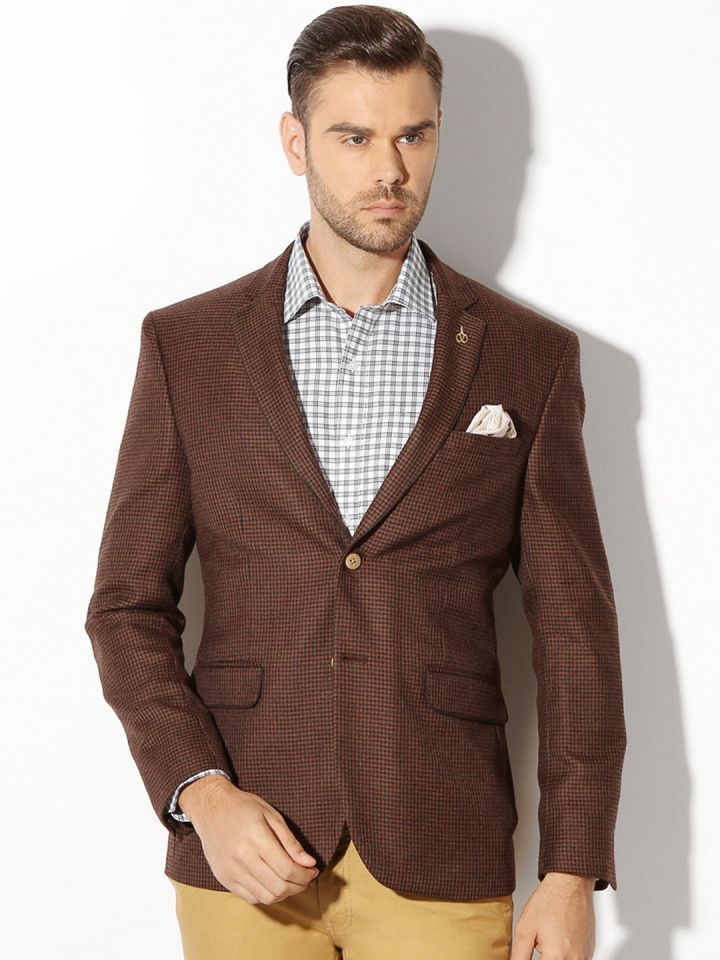 Van heusen blazers myntra 2025