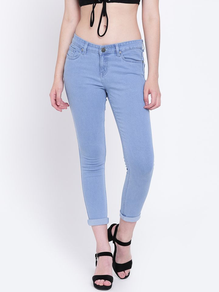 Blue Slim Fit Clean Look Jeans - Jeans 