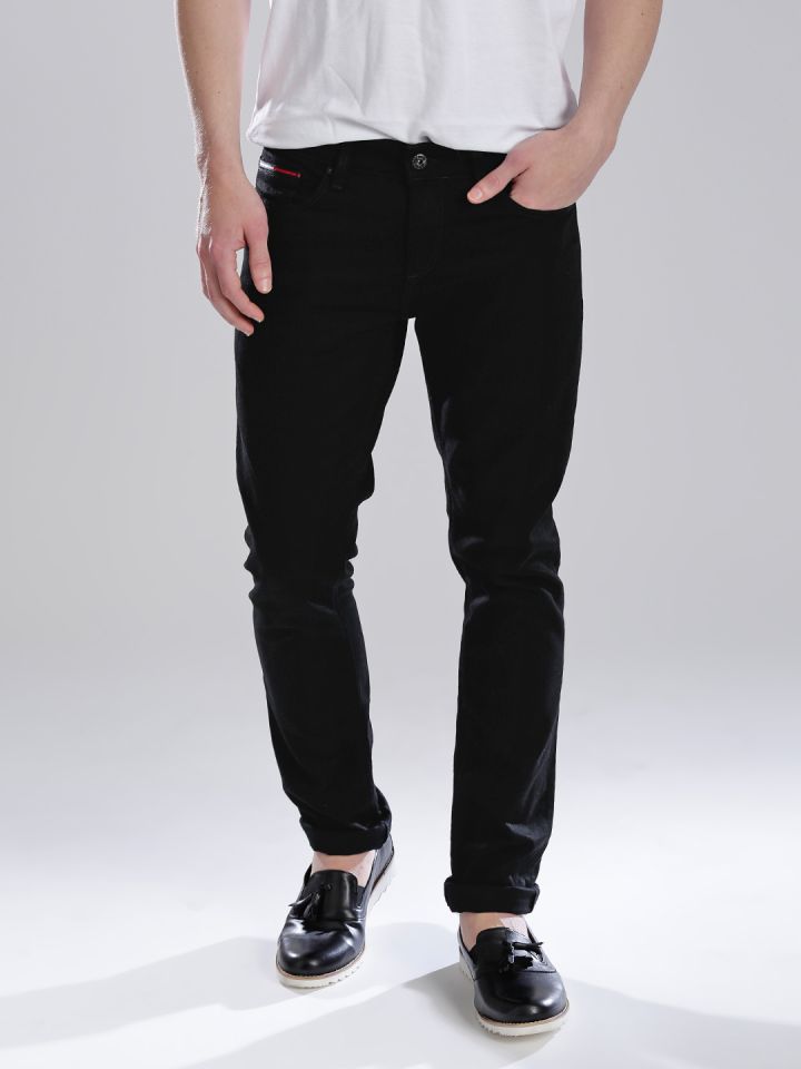 tommy hilfiger black skinny jeans mens