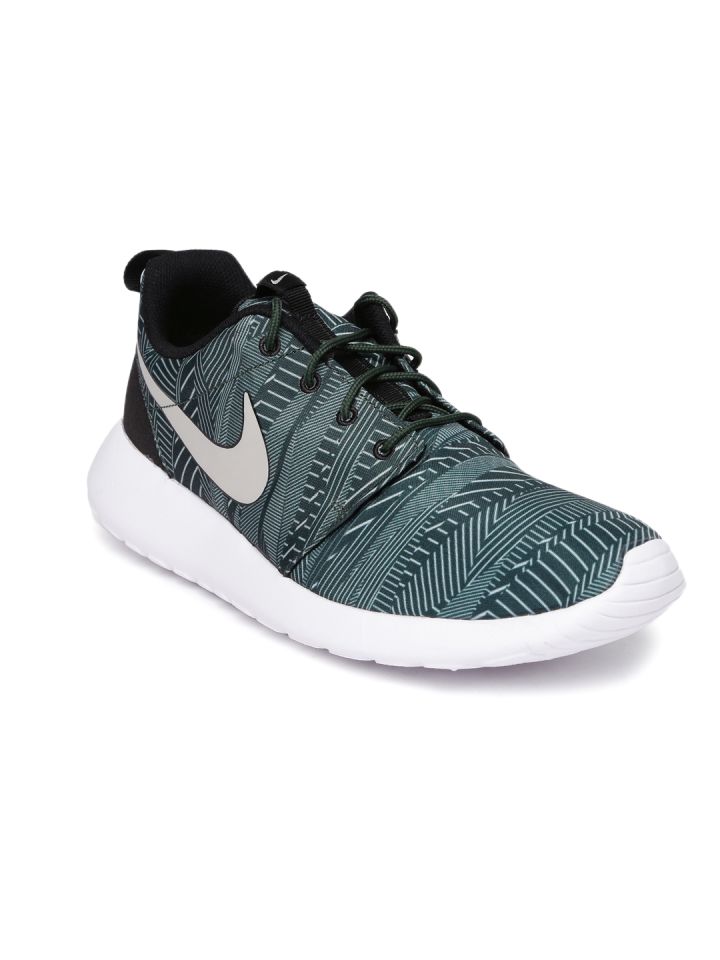 Mens nike roshe one casual shoes black/black clearance