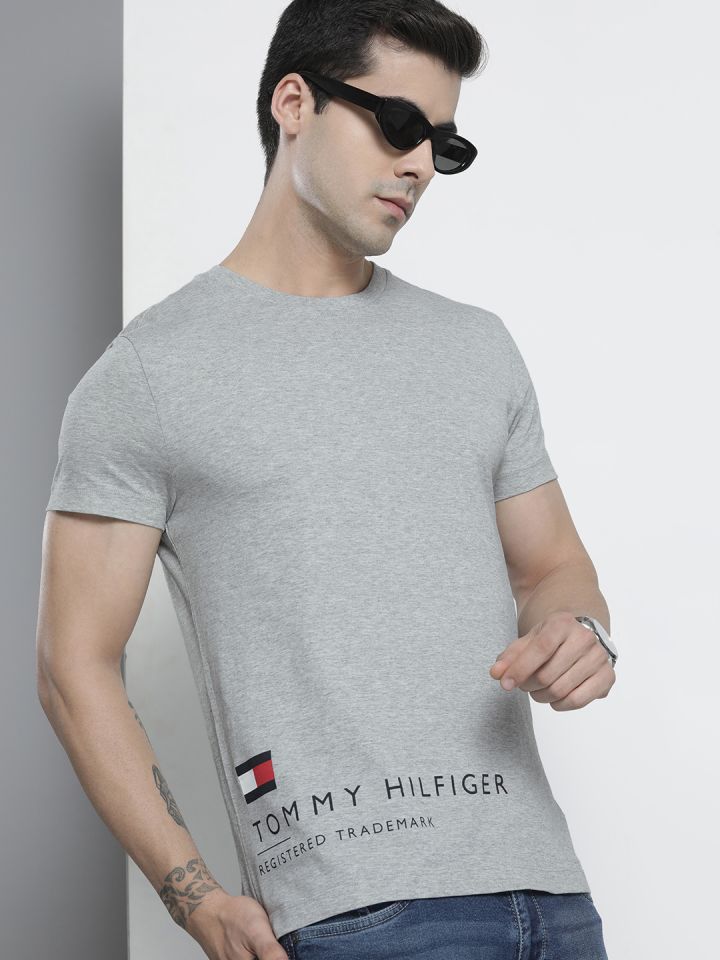 Tommy hilfiger on sale grey t shirt