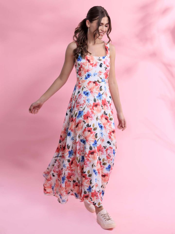 Zink london white online maxi dress