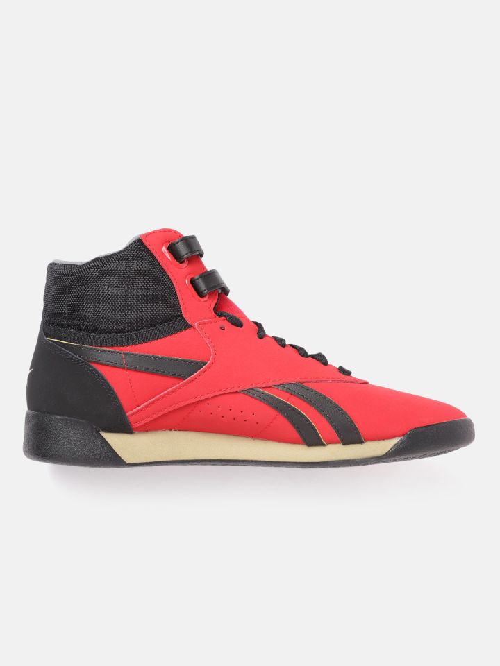 Reebok high store tops womens red