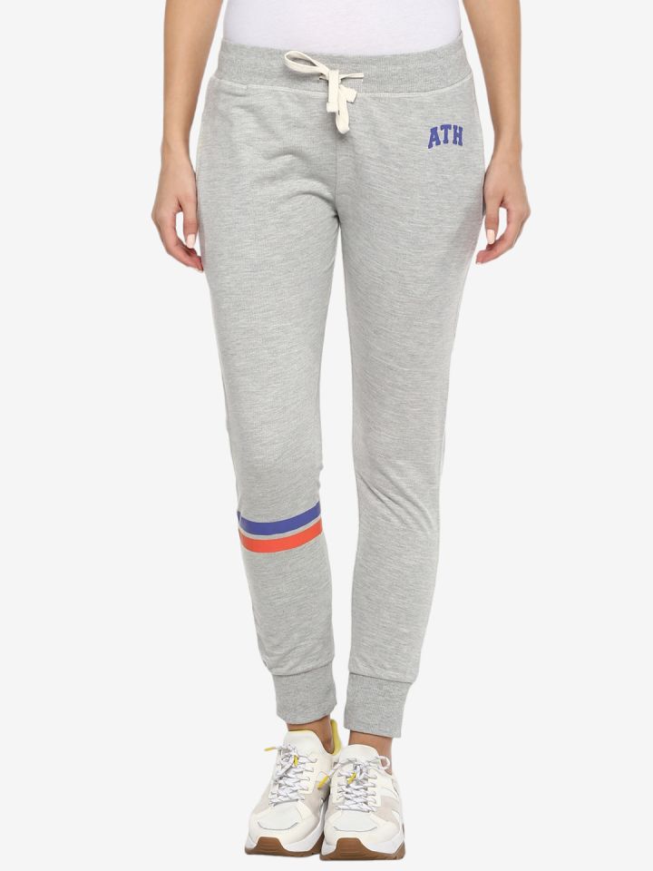 Grey slim hotsell fit joggers womens