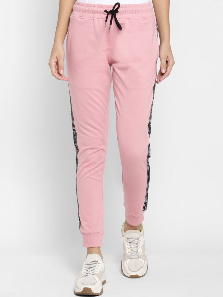 Pink slim shop fit joggers