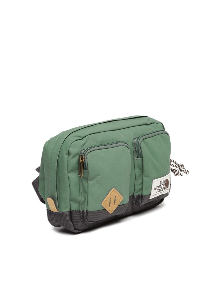 The North Face Unisex Green Kanga Waist Pouch