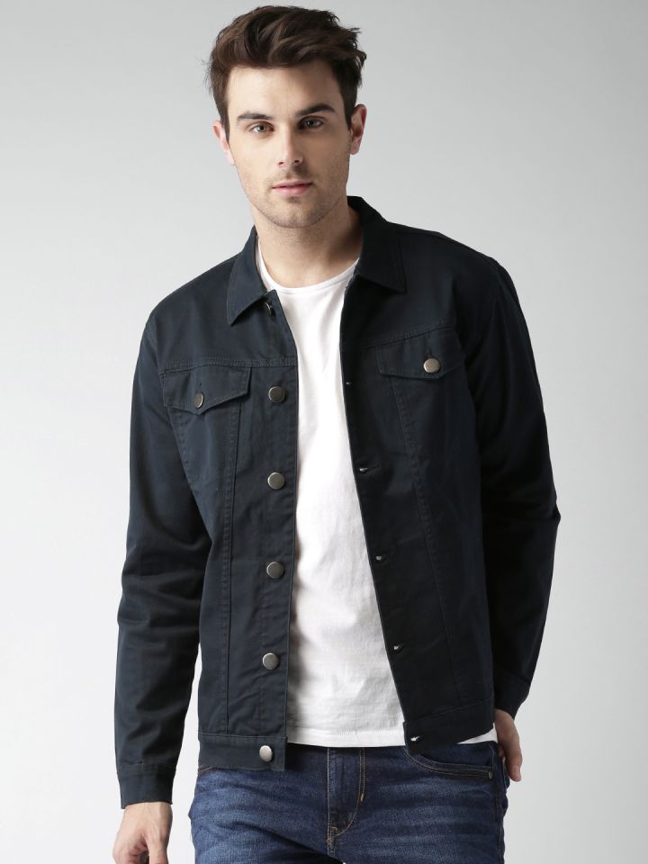 Dark navy deals denim jacket