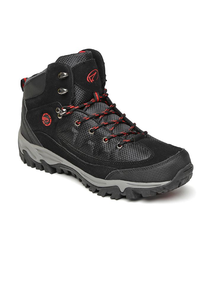 black trekking shoes