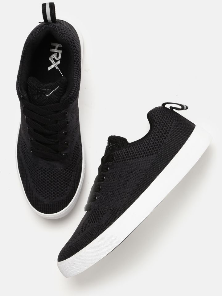 Hrx charcoal grey sneakers online