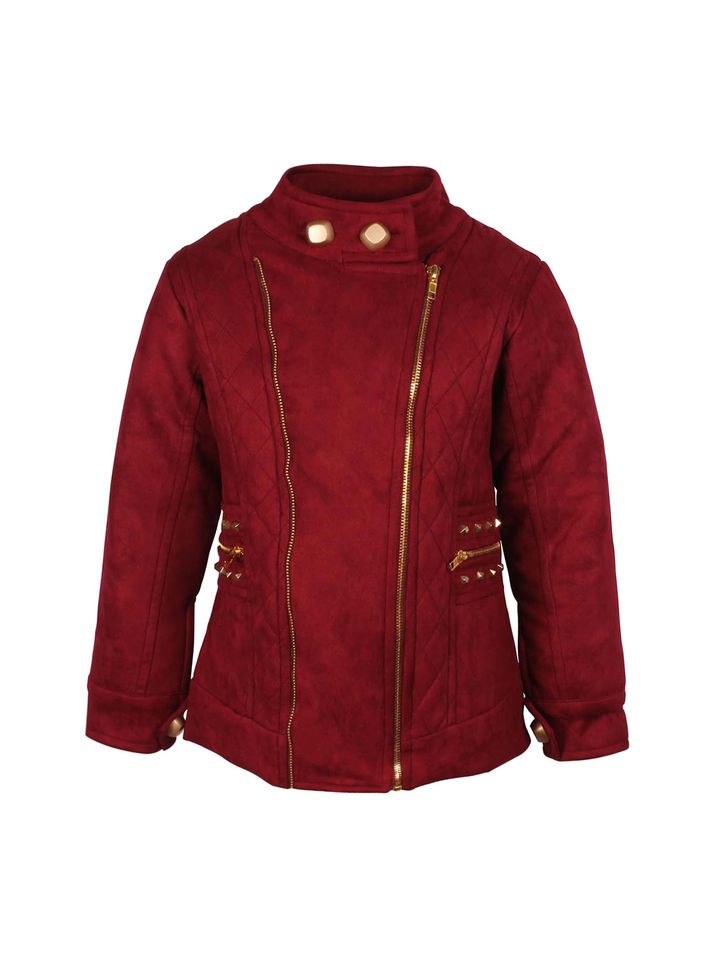 girls maroon jacket