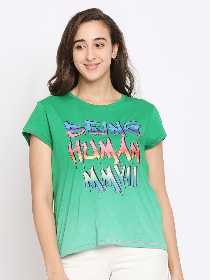 Being human t shirt for ladies shop