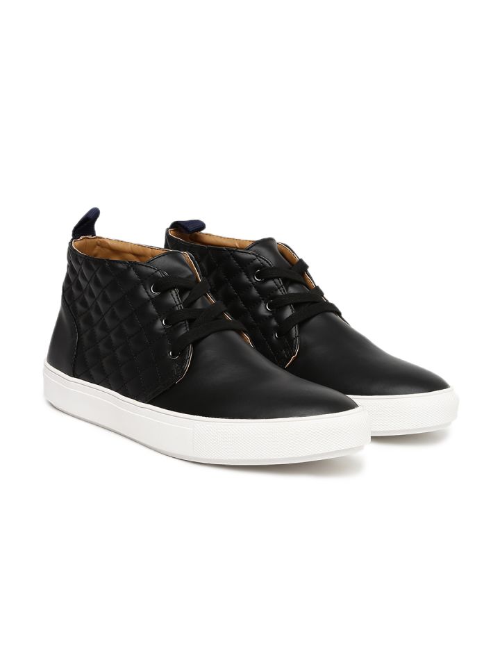 steve madden black quilted sneakers