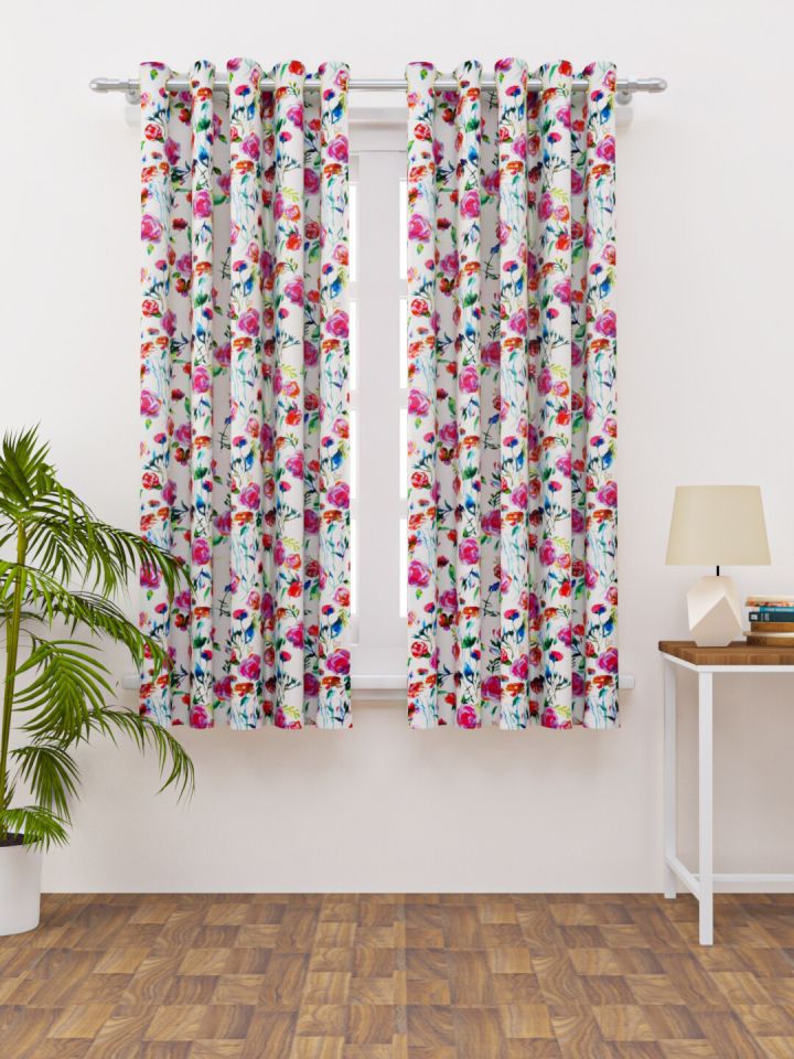 Floral curtains hotsell