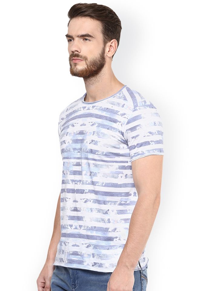 mufti t shirts myntra