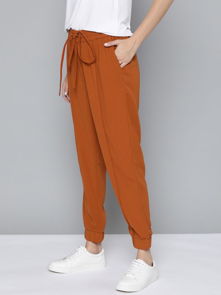 Rust joggers womens best sale