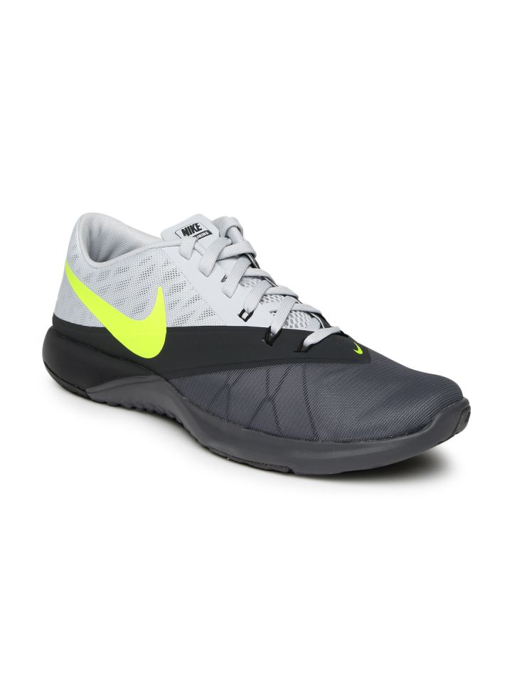 Buy Nike Men Grey FS Lite Colourblocked Trainer 4 Training Shoes