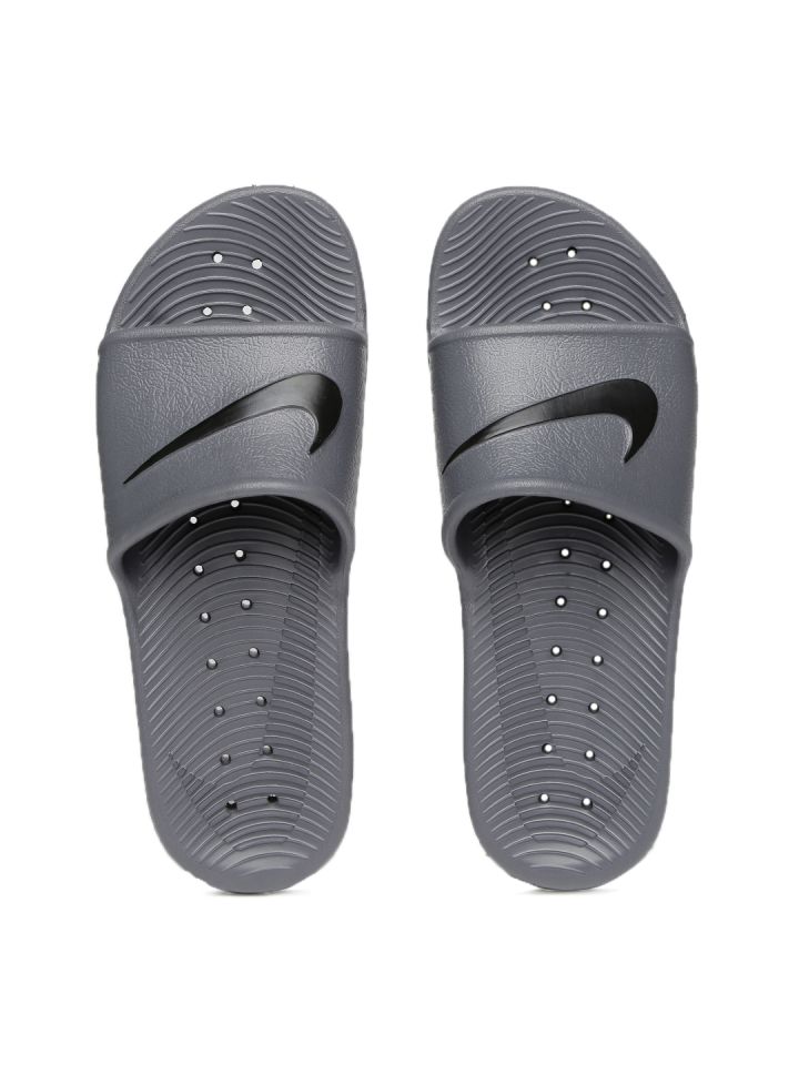 Buy Nike Men Grey Flip Flops - Flip 