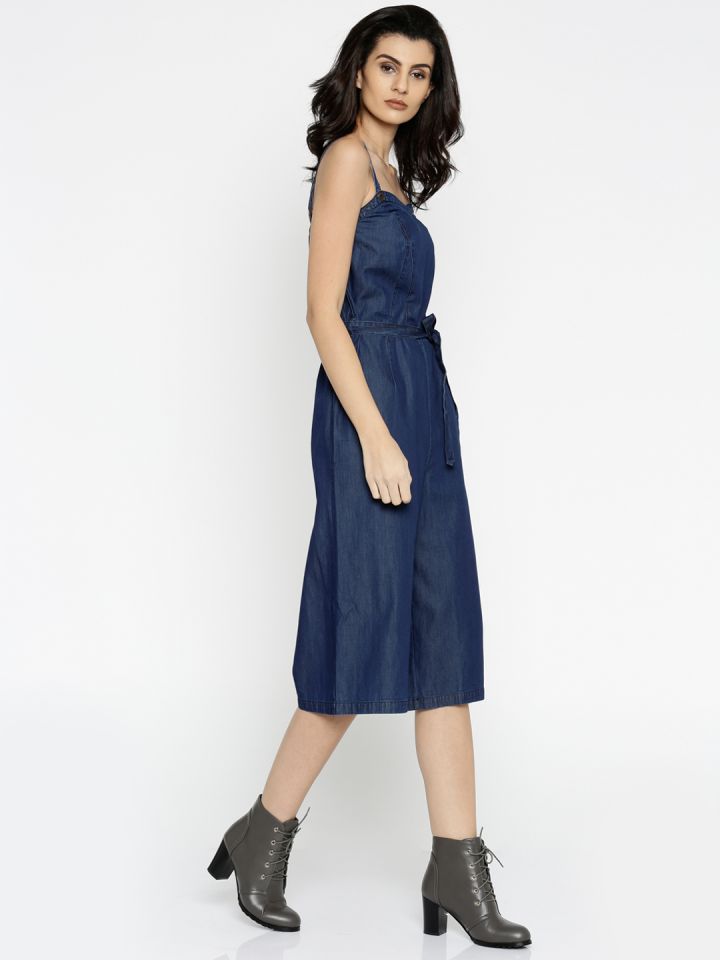 Buy Vero Moda Blue Denim Jumpsuit Jumpsuit for Women 1720310