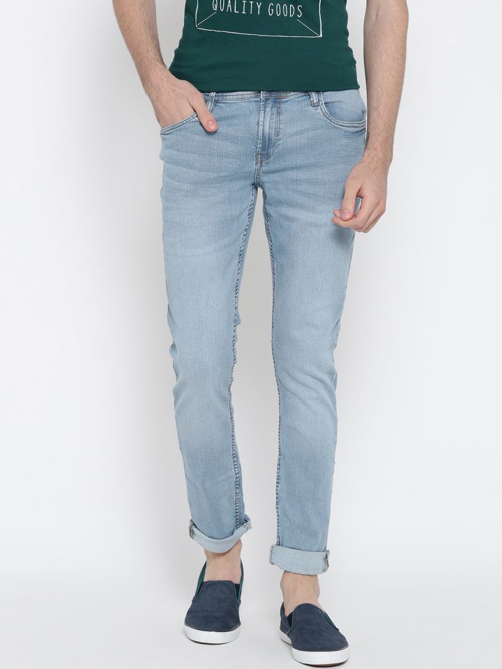 Buy BLEND Men Blue Cirrus Skinny Fit Stretchable Jeans - Jeans for Men 1721181