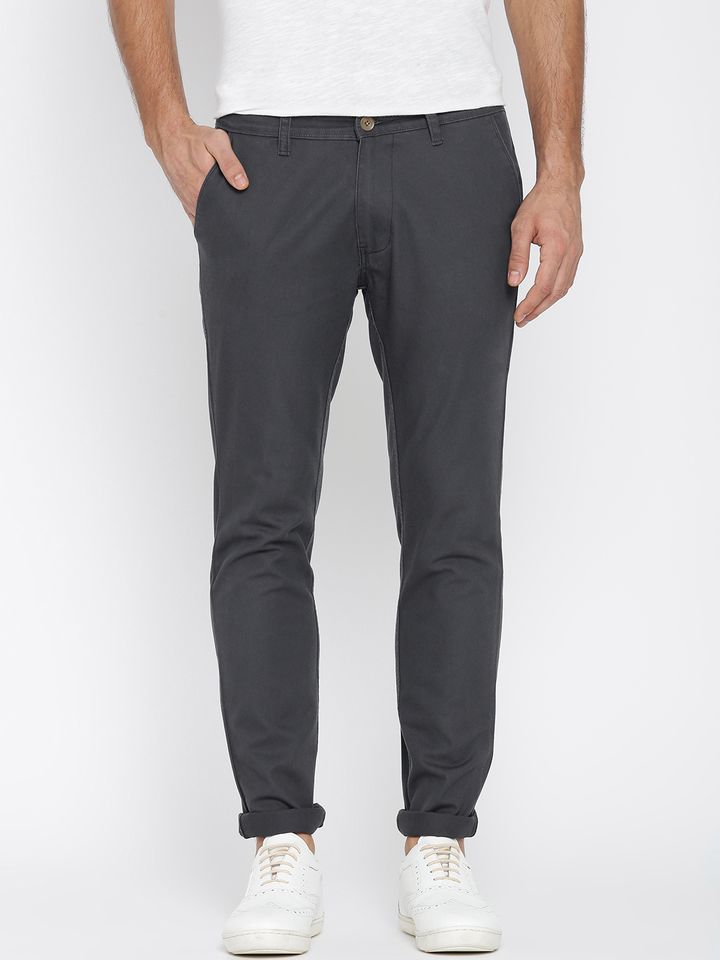 mens grey chino trousers