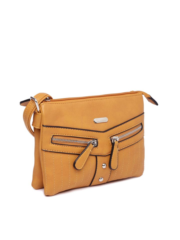 Lavie mustard yellow sling bag hot sale