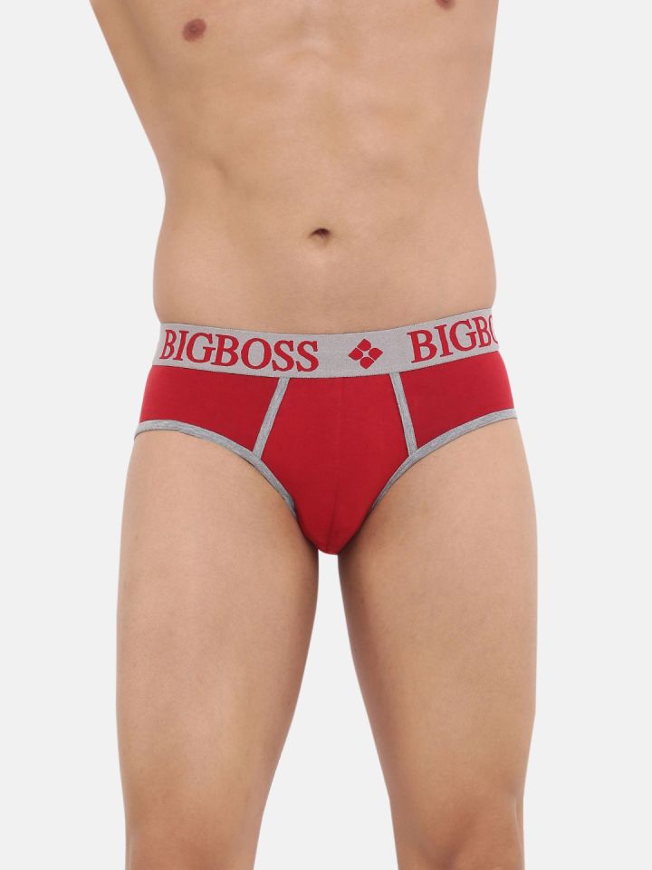 Buy Dollar Bigboss Men Pack Of 5 Super Combed Cotton Brief MBBR 12