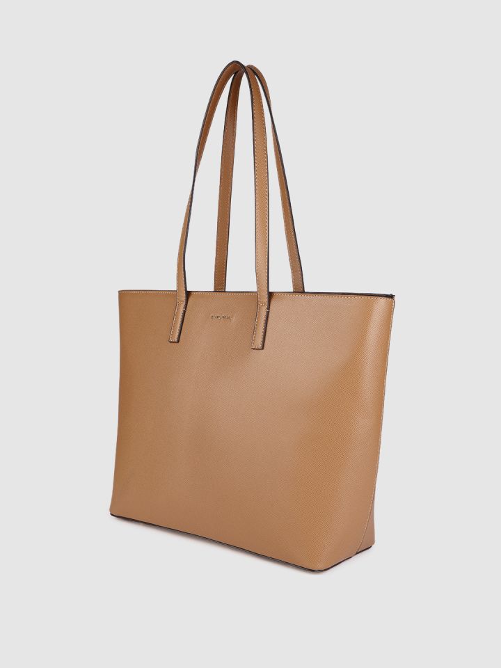 Allen solly tan solid shoulder bag store