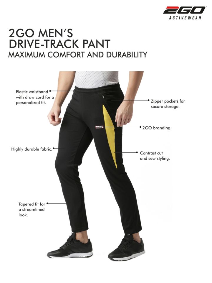 2Go Active Gear USA GreymelBlack Track Pant  Amazonin Clothing   Accessories