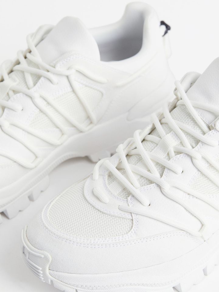 Nike chunky white trainers hotsell