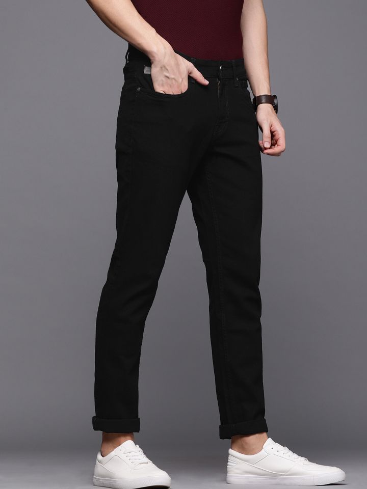 Black jeans shop men myntra
