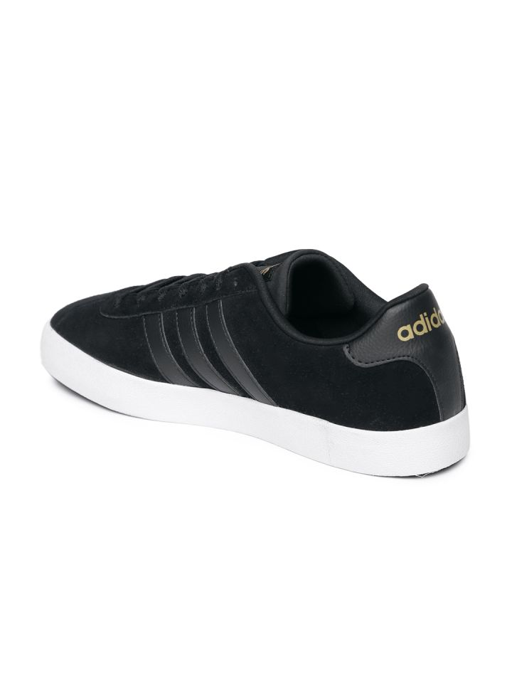 Buy Adidas Neo Men Black Vlcourt Vulc Suede Sneakers Casual
