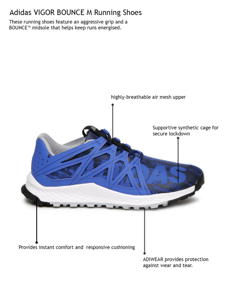 ADIDAS Men Blue VIGOR BOUNCE Running Shoes