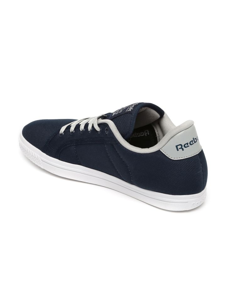 Reebok navy blue sneakers sales