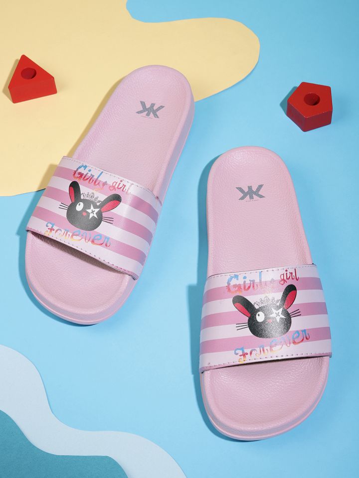 Womens pink sliders sales