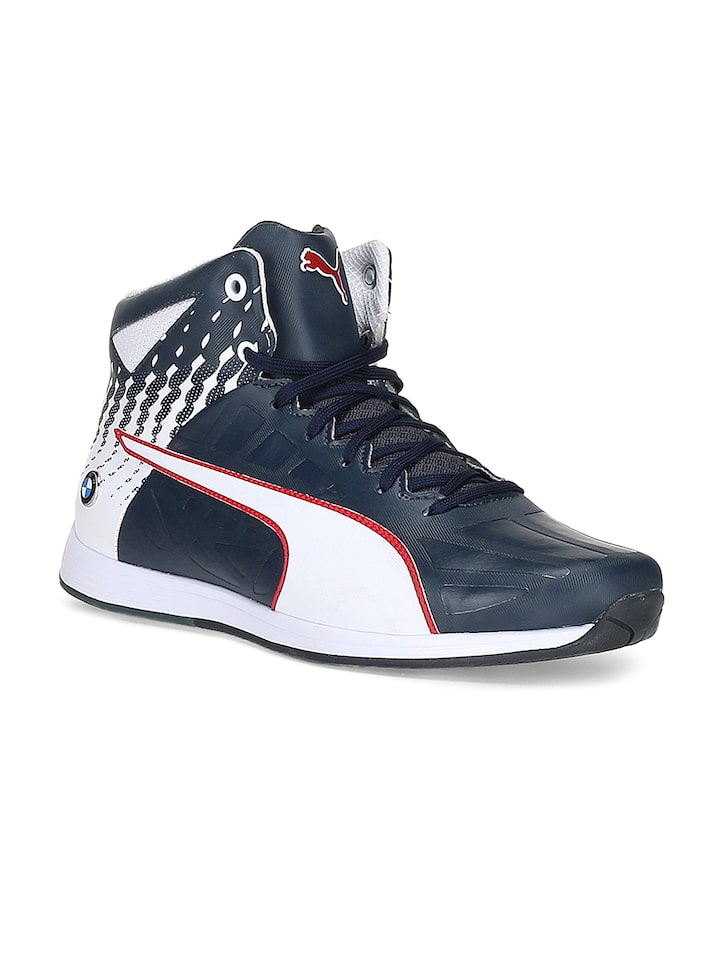 Buy PUMA Unisex Navy BMW MS EvoSpeed Mid Printed Mid Top Sneakers - Casual  Shoes for Unisex 1735285 | Myntra