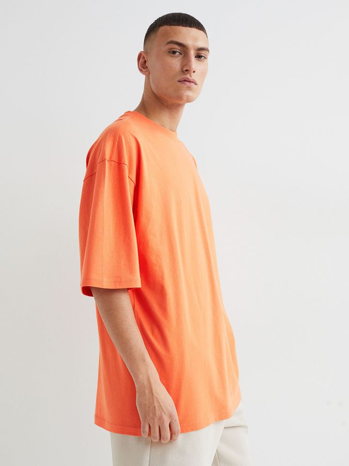 Orange t shirt style online