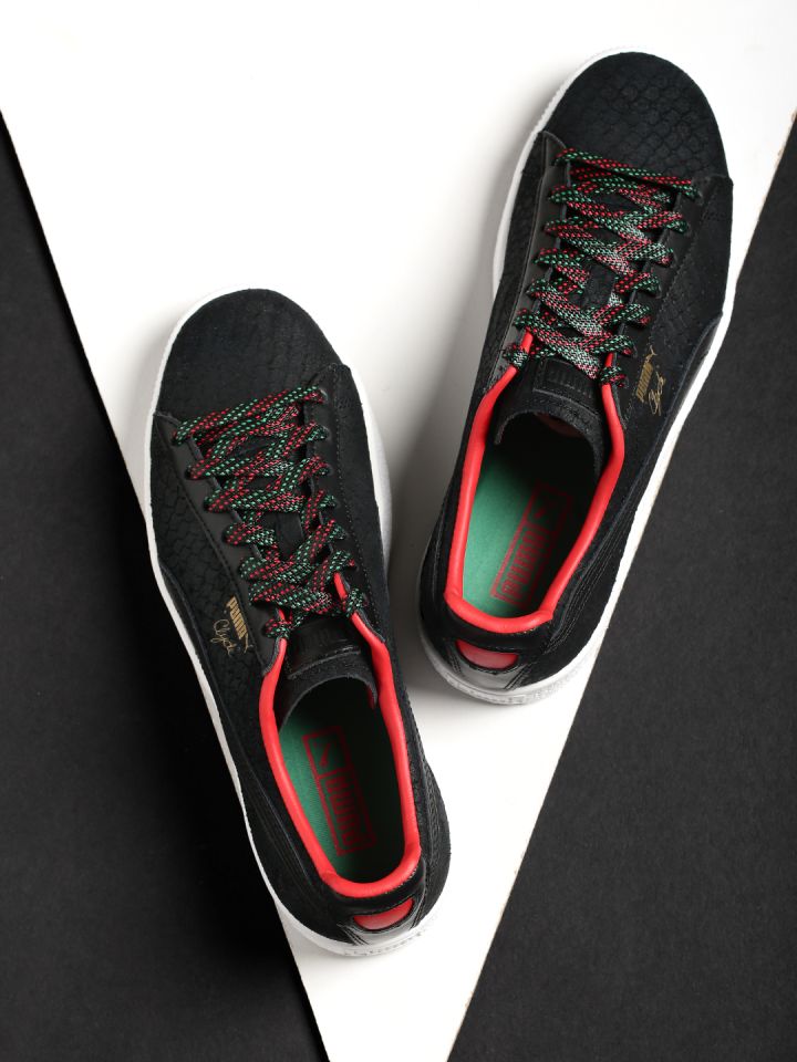 Puma clyde gcc top black