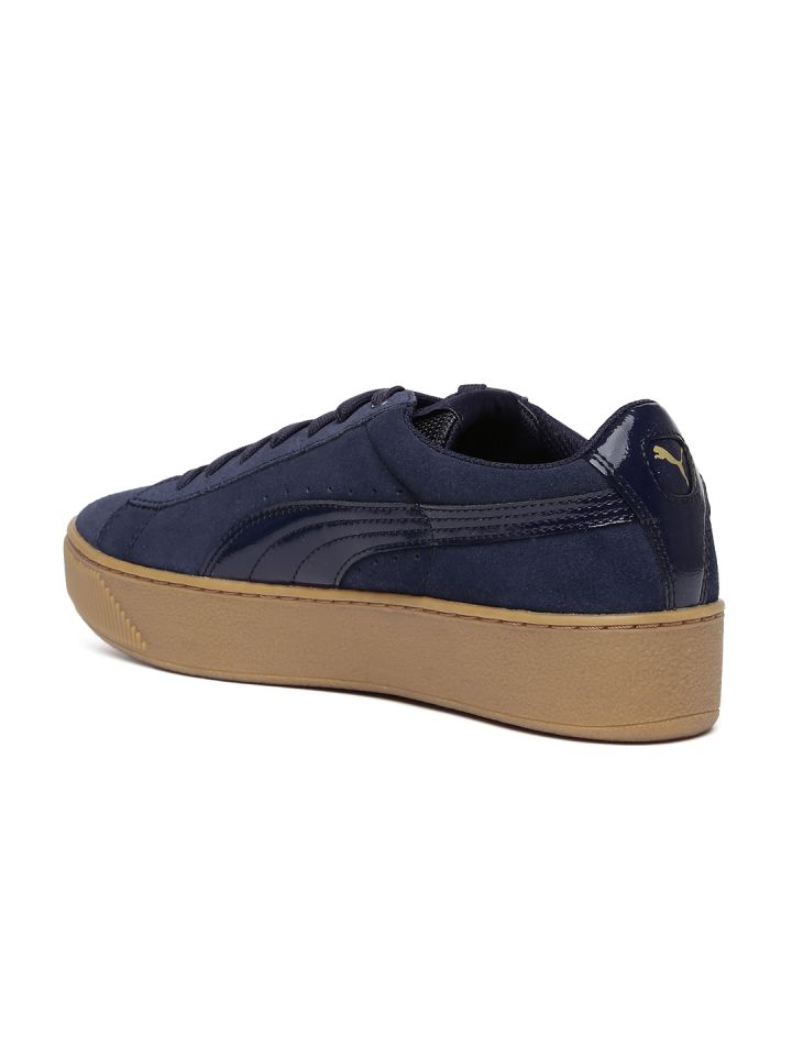 Buy Puma Women Navy Vikky Platform Sneakers Casual Shoes for