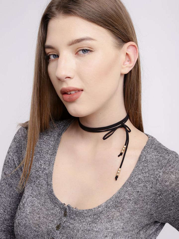 Black tie deals up choker necklace