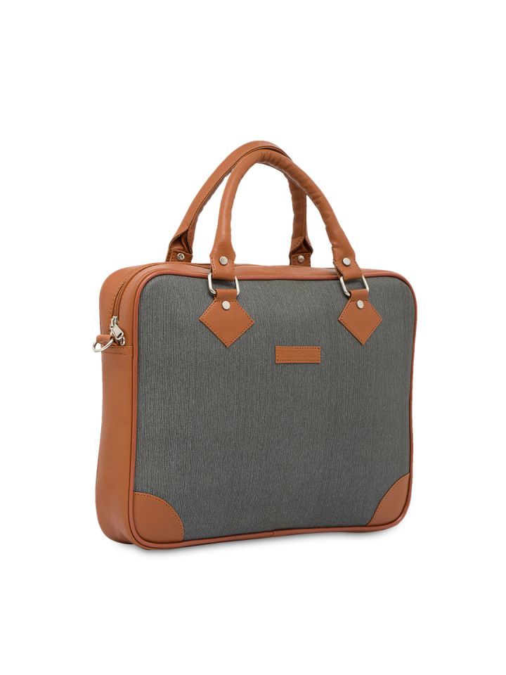 Buy MBOSS Unisex Grey Handmade Laptop Bag Laptop Bag for Unisex