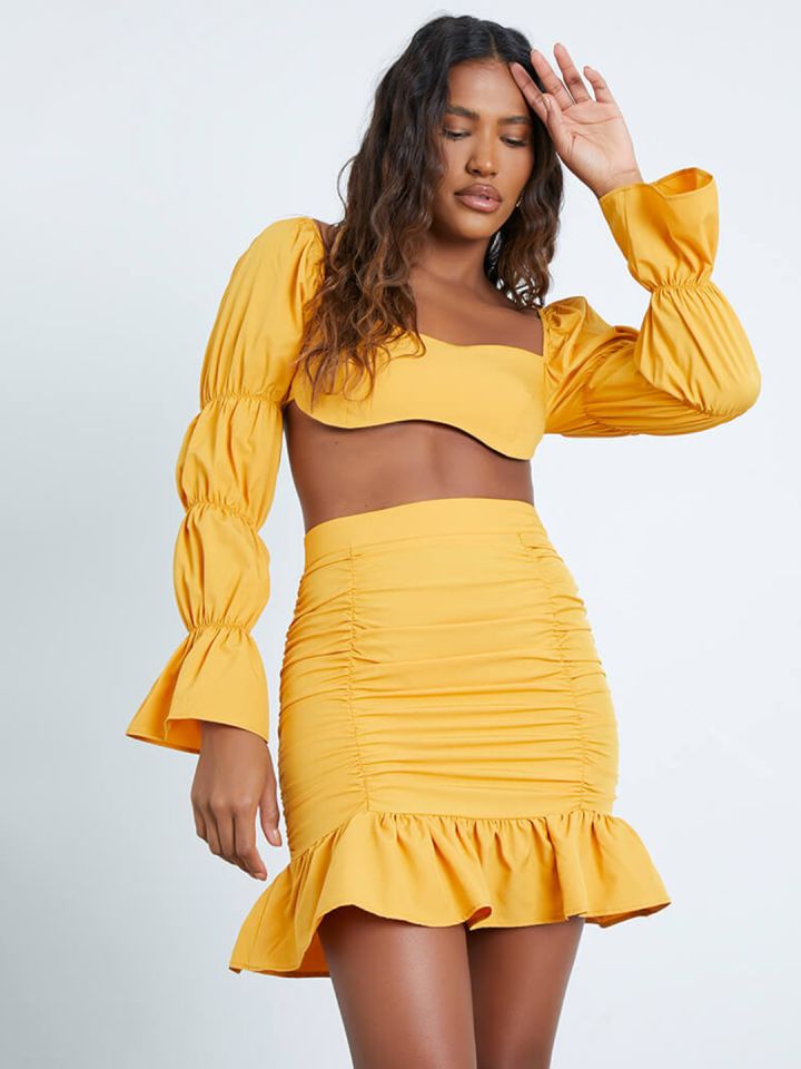 Mustard color bralette cheap