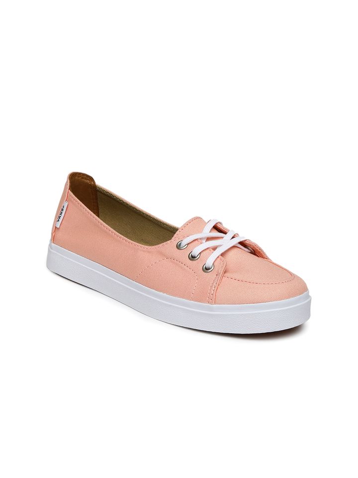 peach vans sneakers