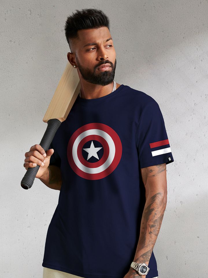 Captain america t shirt men online