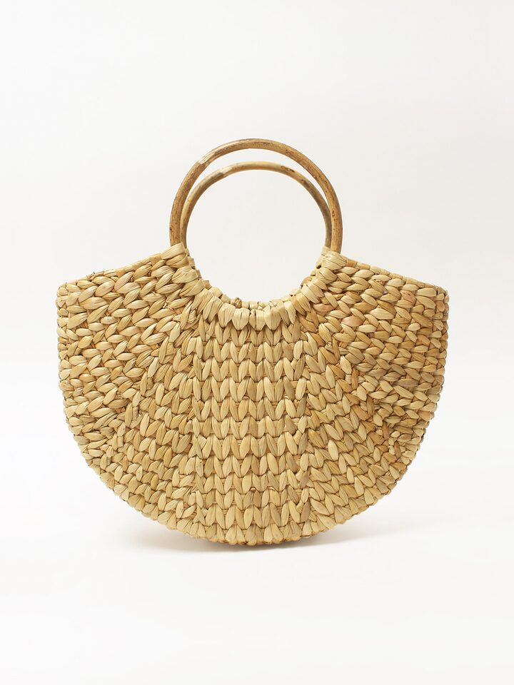 Habere India-All the Cultures Fabricating India Sling Bag | Beach Bag | Tote  Bag | Bali Rattan Bag | Round Cane Sling Bag (Design 02) : Amazon.in:  Fashion