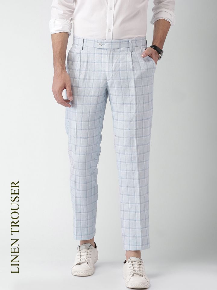 Men White Checked Shirts  Buy Men White Checked Shirts online in India